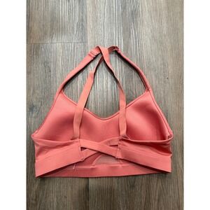 Victoria Sport‎ Coral Pink Cross Back Adjustable Strap Sports Bra Size Medium